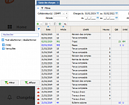 Ajout d'un filtre "facturé / lié à une facture" dans la saisie des charges