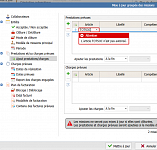 Travaux missions - Mise à jour groupée : ajout d'article de commentaires, de totalisation, compléments et remises