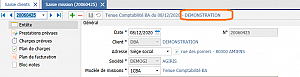 Ajouter le code client en entête de saisie mission et facture